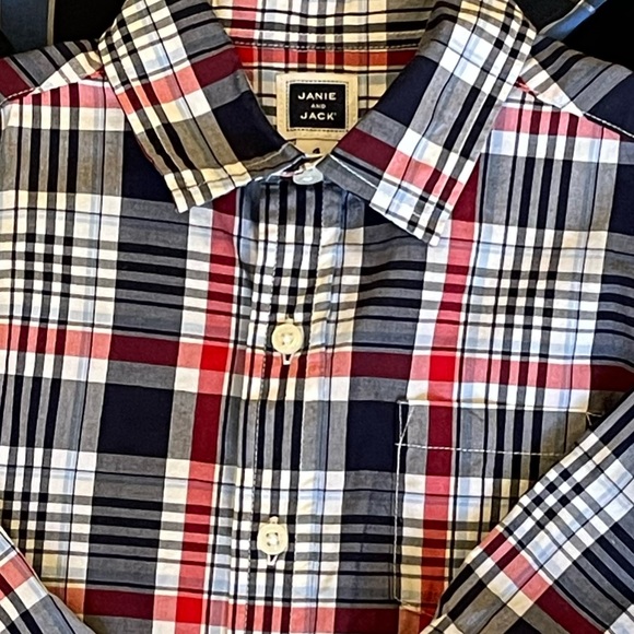 Janie and Jack Button Down Shirt Bundle- Size 4, EUC - Picture 6 of 7